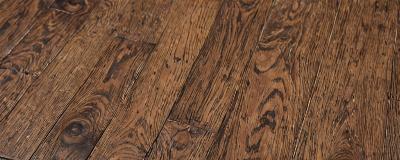 Wide plank hardwood flooring