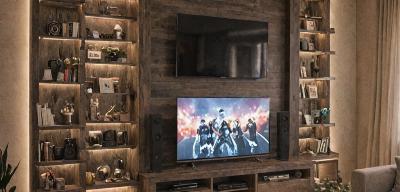 Built-in entertainment center
