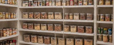 Kitchen pantry shelving